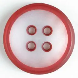 Sofort Bestellen 4-loch Kunststoffknopf – Größe: 28mm – Farbe: rot