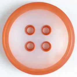 4-loch Kunststoffknopf – Größe: 23mm – Farbe: orange Exklusiv