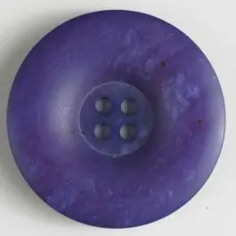 Geld-Zurück-Garantie 4-loch Kunststoffknopf marmoriert mit runder Vertiefung – Größe: 34mm – Farbe: lila