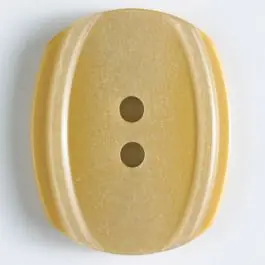 Ausverkauf 2-loch Kunststoffknopf wie angepudert – Größe: 34mm – Farbe: gelb