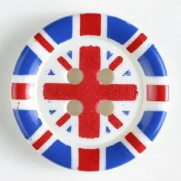 Union Jack – Größe: 28mm – Farbe: weiss Abverkauf