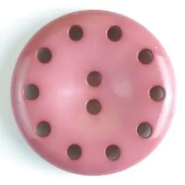 Kunststoffknopf mit 10 Löchern für freie Fantasie – Größe: 28mm – Farbe: pink Direktkauf