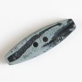 Versand Am Gleichen Tag Knebelknopf mit 2 Löchern – Größe: 50mm – Farbe: schwarz