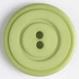 Kunststoffknopf mit ringförmiger Vertiefung mit 2 Löchern – Größe: 34mm – Farbe: grün Top-Angebot