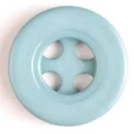 Kunststoffknopf mit 4 halbrunden Löchern -Größe: 40mm – Farbe: blau Knallerangebot