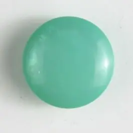 Kunststoffknopf rund, gewölbte Form mit Öse – Größe: 13mm – Farbe: grün Nur Für Kurze Zeit