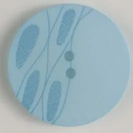 Direkt Vom Hersteller Kunststoffknopf gelasert „Tannenzapfen“, 2-loch – Größe: 28mm – Farbe: blau