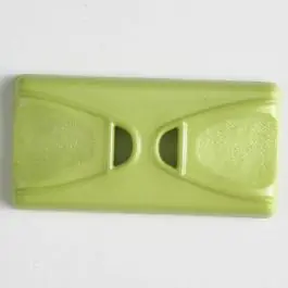 Kunststoffknopf Rechteck mit 2 Längslöchern – Größe: 45mm – Farbe: grün Online Kaufen