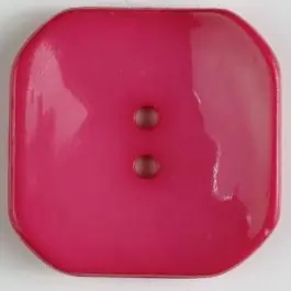 Kunststoffknopf Viereck mit 2 Löchern – Größe: 40mm – Farbe: pink Abverkauf