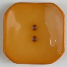 Kostenloser Rückversand Kunststoffknopf Viereck mit 2 Löchern – Größe: 40mm – Farbe: orange