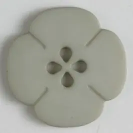 Kunststoffknopf Blume mit 2 Löchern – Größe: 20mm – Farbe: beige Mega-Angebot