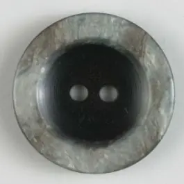 Polyesterknopf 2-loch, unbeschreiblich außergewöhnlich – Größe: 15mm – Farbe: grau Wochenendangebot