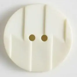 Polyamidknopf, Ton-in-Ton mit Abrißkante, 2-loch – Größe: 19mm – Farbe: beige Schneller Versand