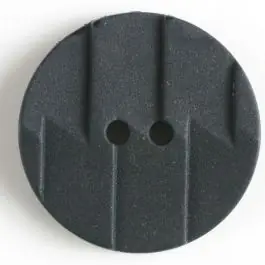 Polyamidknopf, Ton-in-Ton mit Abrißkante, 2-loch – Größe: 25mm – Farbe: schwarz Gratis Versand