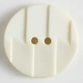 Rabatt Polyamidknopf, Ton-in-Ton mit Abrißkante, 2-loch – Größe: 25mm – Farbe: beige