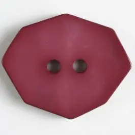 Jetzt Bestellen Polyamidknopf achteckig, 2-loch – Größe: 50mm – Farbe: weinrot