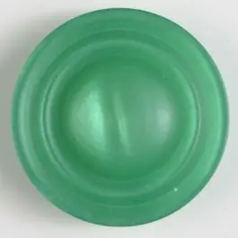 Polyesterknopf mit Öse, schickem Rand und leichter Wölbung – Größe: 28mm – Farbe: grün Neu Im Sortiment