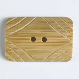 Echter Hornknopf „Brotzeitbrett“, 2-loch – Größe: 40mm – Farbe: beige Mega-Angebot