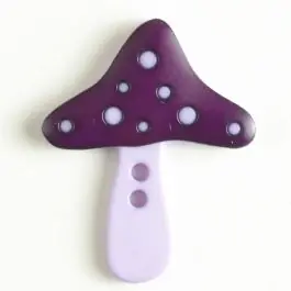 Online Kaufen Fliegenpilzknopf – Größe: 35mm – Farbe: lila