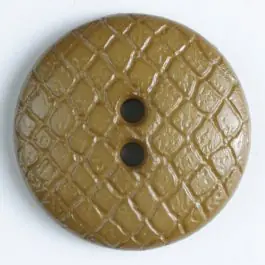 Polyamidknopf leicht gewölbt, Oberfläche ähnelt Waben, 2-Loch – Größe: 28mm – Farbe: beige Nur Heute