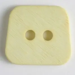 Geld-Zurück-Garantie Polyamidknopf, aufgerauhte Oberfläche, mit abgerundeten Ecken, 2-loch – Größe: 23mm – Farbe: gelb
