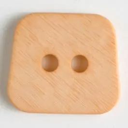 Preisknaller Polyamidknopf, aufgerauhte Oberfläche, mit abgerundeten Ecken, 2-loch – Größe: 30mm – Farbe: orange