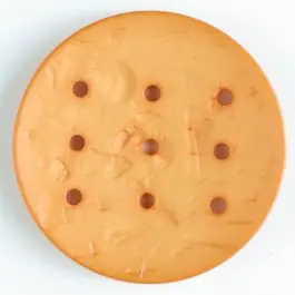 Polyamidknopf zum Selbstgestalten, rund, mit 9 Löchern zur Individualisierung mit Garn – Größe: 45mm – Farbe: orange Online Kaufen