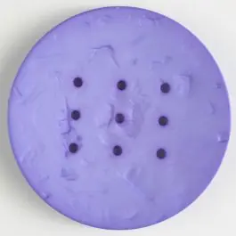 Polyamidknopf zum Selbstgestalten, rund, mit 9 Löchern zur Individualisierung mit Garn – Größe: 60mm – Farbe: lila Begrenztes Angebot