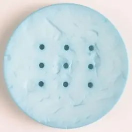 Polyamidknopf zum Selbstgestalten, rund, mit 9 Löchern zur Individualisierung mit Garn – Größe: 60mm – Farbe: grün Super-Preis