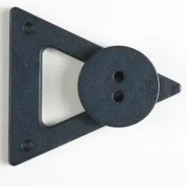 Kleidungsverschluß mit Knopf – Größe: 70mm – Farbe: marineblau Bestpreis