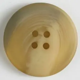 Polyesterknopf mit auffälliger Marmorstruktur mit 4 Löchern – Größe: 19mm – Farbe: beige Super-Preis