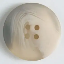 Polyesterknopf mit auffälliger Marmorstruktur mit 4 Löchern – Größe: 34mm – Farbe: beige Versand Am Gleichen Tag
