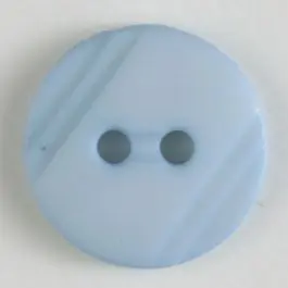 Versand Am Gleichen Tag Blusenknopf mit seitlichen Streifen mit 2 Löchern – Größe: 13mm – Farbe: blau