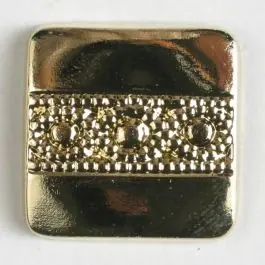 Metall-Imitation mit aufwändigem Golddekor mit Öse – Größe: 20mm – Farbe: echt vergoldet Angebot