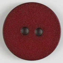 Polyamidknopf schlicht mit angerauter Oberfläche mit 2 Löchern – Größe: 30mm – Farbe: weinrot Hochwertig