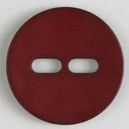 Günstig Polyamidknopf schlicht mit 2 ovalen Knopflöchern – Größe: 38mm – Farbe: weinrot