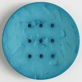 Beliebt Polyamidknopf mit 9 Löchern zum Individualisieren mit Garn -Größe: 60mm – Farbe: grün