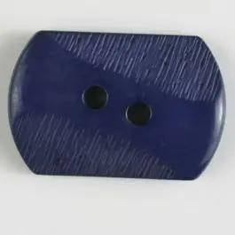 Polyamidknopf mit teilweise schrägen Rillen mit 2 Löchern – Größe: 25mm – Farbe: lila Neue Ware