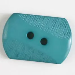 Polyamidknopf mit teilweise schrägen Rillen mit 2 Löchern – Größe: 34mm – Farbe: grün Finale Aktion