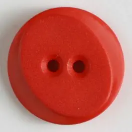 Gleich Bestellen Polyamidknopf rund mit ovalem Einsatz mit 2 Löchern – Größe: 30mm – Farbe: rot