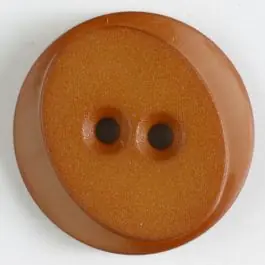 Original Polyamidknopf rund mit ovalem Einsatz mit 2 Löchern – Größe: 30mm – Farbe: beige