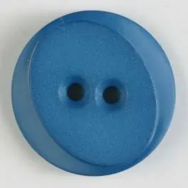 Online Kaufen Polyamidknopf rund mit ovalem Einsatz mit 2 Löchern – Größe: 30mm – Farbe: blau