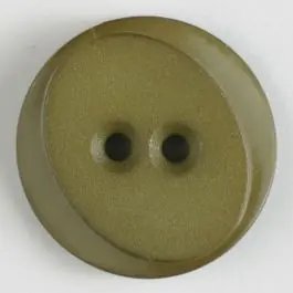 Gratis Versand Polyamidknopf rund mit ovalem Einsatz mit 2 Löchern – Größe: 30mm – Farbe: grün