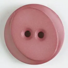Preis Gesenkt Polyamidknopf rund mit ovalem Einsatz mit 2 Löchern – Größe: 30mm – Farbe: pink