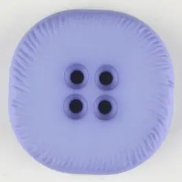 Polyamidknopf, viereckig, 4-Löcher optisch dunkler abgesetzt – Größe: 32mm – Farbe: lila Versand Am Gleichen Tag