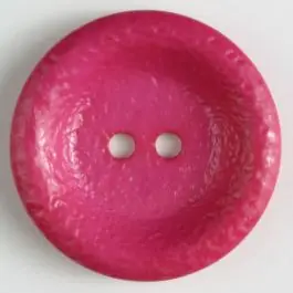 Markenprodukt Polyamidknopf, glänzend unruhige Oberfläche, 2-loch – Größe: 34mm – Farbe: pink