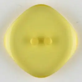 Limited Edition Polyesterknopf quadratisch mit abgerundeten Ecken, 2 Loch – Größe: 23mm – Farbe: gelb