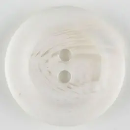 Knallerangebot Polyesterknopf marmoriert mit breitem Wulstrand, 2 loch – Größe: 28mm – Farbe: weiss