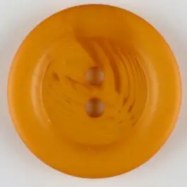 Polyesterknopf marmoriert mit breitem Wulstrand, 2 loch – Größe: 28mm – Farbe: orange Gleich Bestellen