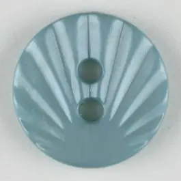 Rabatt Polyamidknopf mit strahlenförmigem Dekor, 2-loch – Größe: 13mm – Farbe: grün